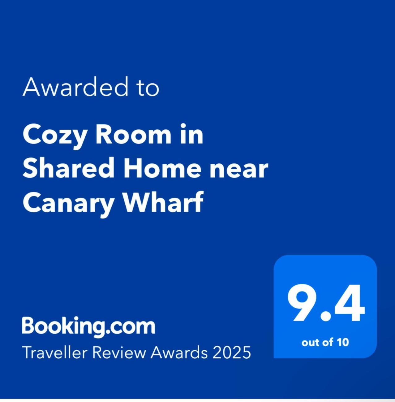 לונדון Cozy Room In Shared Home Near Canary Wharf מראה חיצוני תמונה